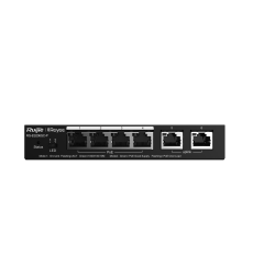 6-портовый гигабитный смарт-коммутатор PoE, управляемый облаком Ruijie RG-ES206GC-P