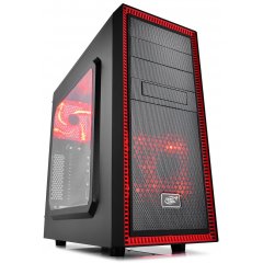 Кейс DeepCool TESSERACT SW-RD Red-Black