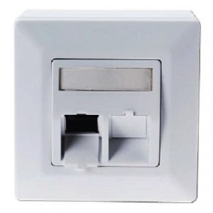 Подрозетник 2 порт в короб 100х50