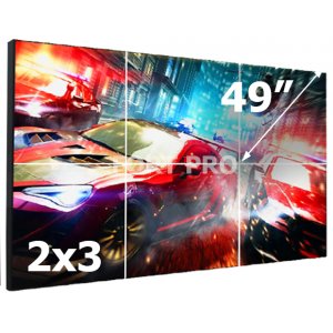 Видеостена LCD FP-2x3 49" диагональ