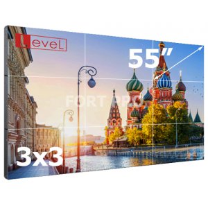 Видеостена LCD FP-3x3 55" диагональ