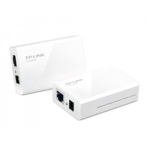 Инжекторный адаптер PoE TP-Link TL-PoE200 (PoE-инжектор+сплиттер)