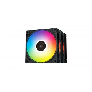Корпусный вентилятор с RGB-освещением DeepCool FC 120 WHITE+BLACK
